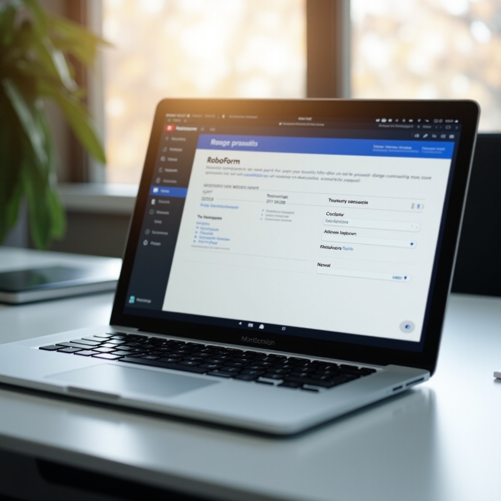 RoboForm verileri Chromebook'ta nerede saklanır?