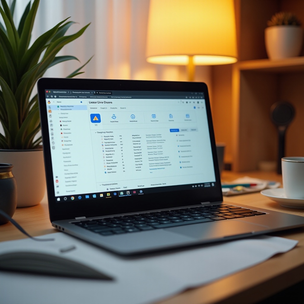 ChromebookからGoogleドライブへのバックアップはどこにありますか？