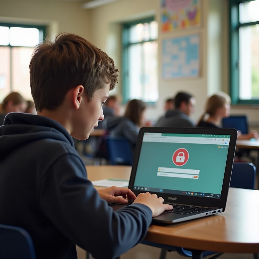cara mengakses situs web yang diblokir di Chromebook sekolah