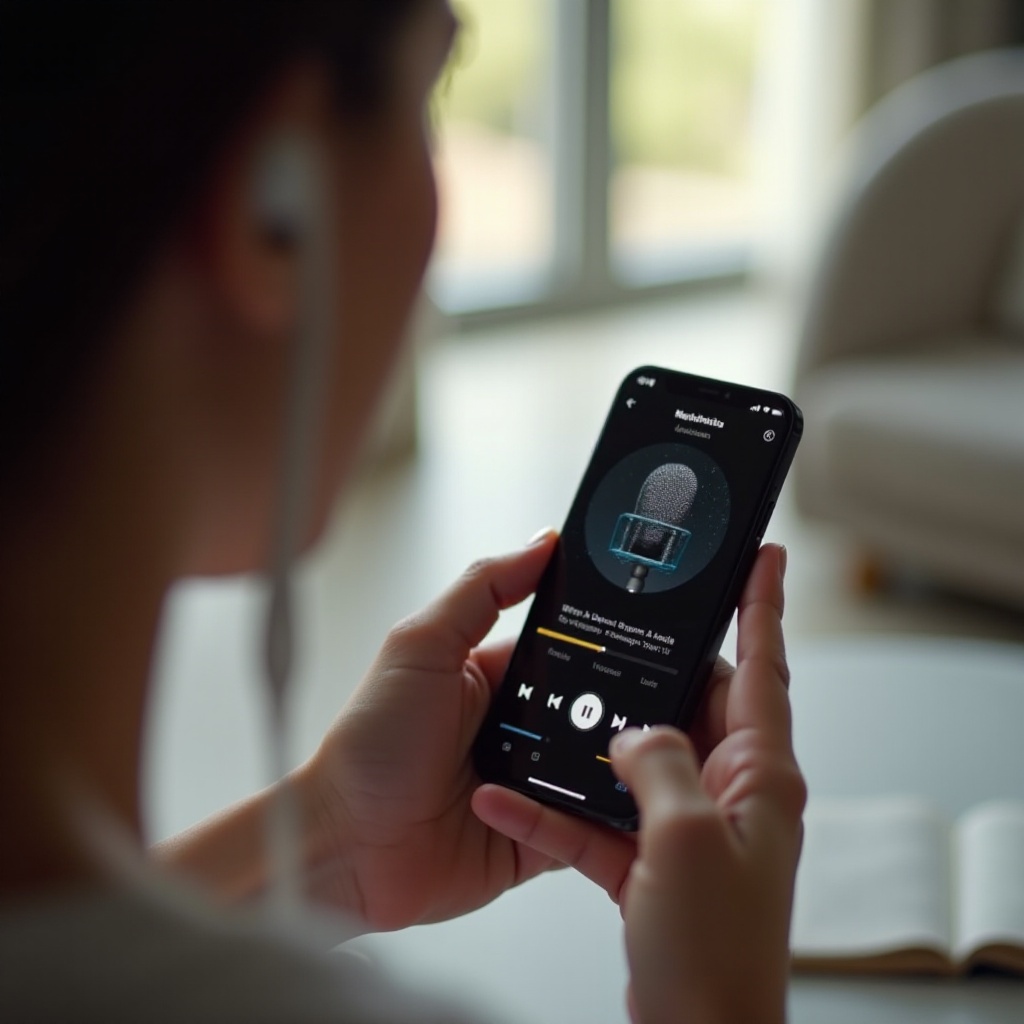 cara merekam dengan musik diputar di iPhone